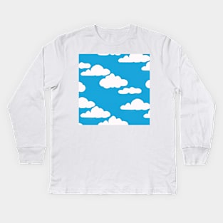 Spring Clouds (MD23KD006) Kids Long Sleeve T-Shirt